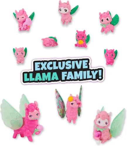 Miniatura 5 de Hatchimals CollEGGtibles, caja familiar de llama arcoíris con juego sorpresa, 10 personajes, 2 accesorios, juguetes para niños a partir de 5 años