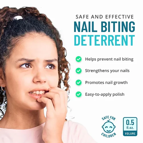 Miniatura 4 de Tratamiento para detener las mordeduras de uñas para niños y adultos – Esmalte de uñas sin mordida sabor amargo, disuasorio para chupar el pulgar