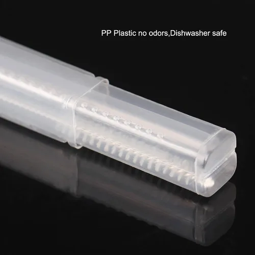 Miniatura 5 de Dakoufish Estuche de transporte de pajitas de plástico, paquete de 3 cajas plegables reutilizables para popotes rectos de 5 a 8 pulgadas