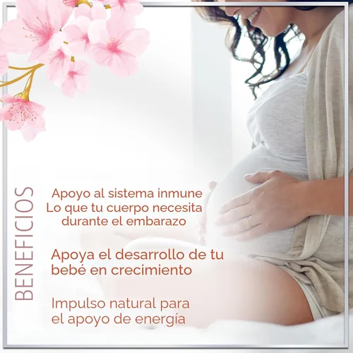 Miniatura 5 de Vitaminas prenatales para mujeres con ácido fólico + Omega 3 DHA para apoyo al desarrollo fetal - Suplemento vitamínico prenatal para mamá y bebé