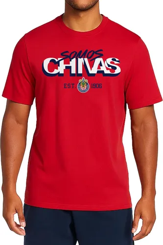 Miniatura 6 de Icon Sports Official Club Deportivo Guadalajara - Chivas Cotton T-Shirt - Unisex Adult