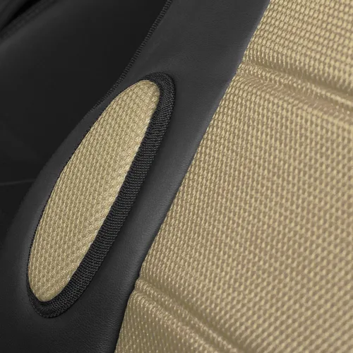 Miniatura 4 de FH Group - Almohadón para asiento delantero, Beige / Negro
