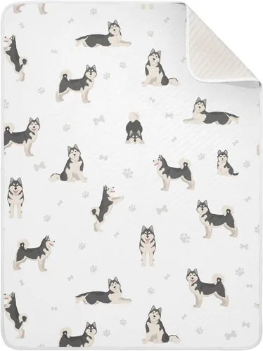 Miniatura 29 de Manta de envoltura para ejercicios de Doberman de algodón para bebés, manta de recepción, manta suave y ligera para envolver para cuna, cochecito