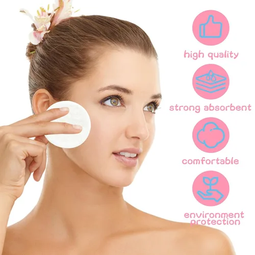 Miniatura 5 de 120 esponjas faciales comprimidas, almohadillas de limpieza facial, esponja de limpieza facial redonda para spa, exfoliación, lavado facial