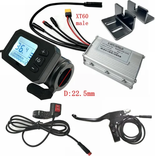 Miniatura 4 de Kit de motor eléctrico de carretilla 400-8 pulgadas para jardín de acarreo de neumáticos 3.1 mi/h-4.3 mi/h Velocidad 36V350W 100N.M Torque Función