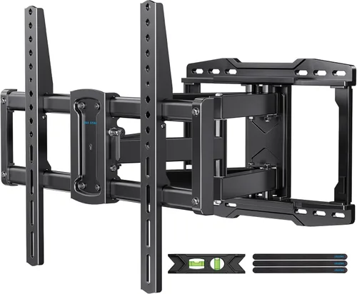 Miniatura 12 de Soporte de pared fijo para TV para la mayoría de pantallas de 26 a 60 pulgadas, soporte de TV de perfil bajo con bloqueo de liberación rápida