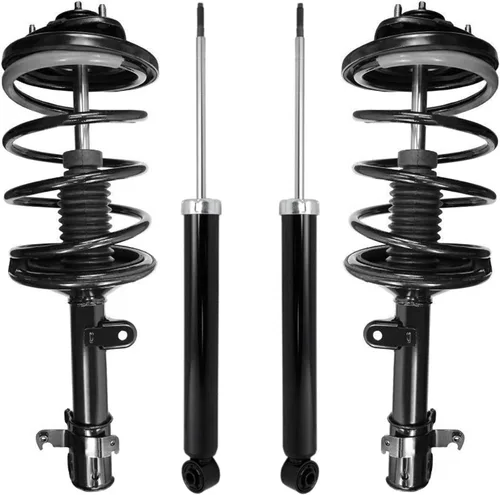 Miniatura 46 de Detroit Axle - Puntales y Amortiguadores para Chevy Traverse Buick Enclave GMC Acadia Saturn Outlook 2007-2012, 2 puntales delanteros con resorte