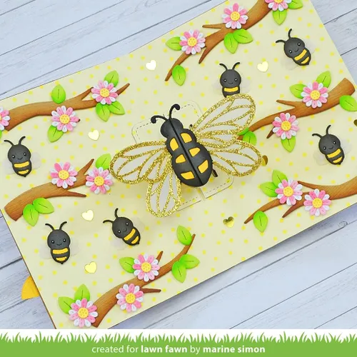 Miniatura 3 de Lawn Fawn Muere de abeja emergente LF3138