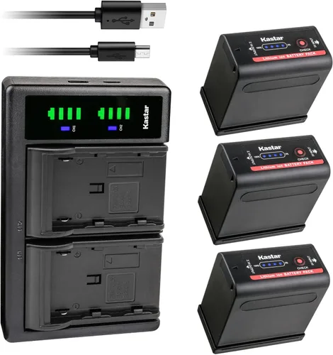 Miniatura 6 de Kastar Reemplazo del cargador de batería USB LTD2 para Canon EOS C100 Mark II, EOS C300, EOS C300 PL, EOS C500, EOS C500 PL, ES50, ES55, ES60, ES65