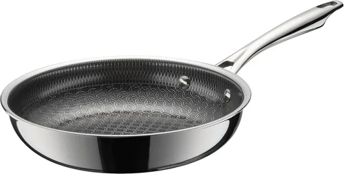 Miniatura 10 de Cuisinart FusionElite+ Juego de utensilios de cocina antiadherentes de acero inoxidable de tres capas, juego de cocción de sartenes de 6 piezas