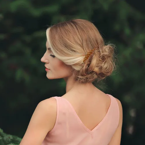 Miniatura 6 de 18 peines laterales franceses, peine decorativo de plástico con dientes, peines para el cabello, accesorios para mujeres, velo de boda para novia