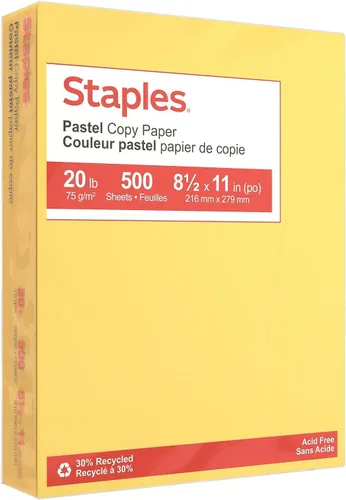 Miniatura 10 de Staples Papel de copia pastel 8,5 x 11 pulgadas hojas de color lila para impresión y documentos