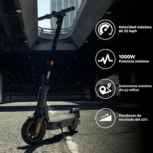 Miniatura 5 de Scooter eléctrico Segway Ninebot Serie MAX para adultos, 22-28 MPH, hasta 50 millas de alcance, suspensión doble, certificado UL-2272 2271 (G2/G3)