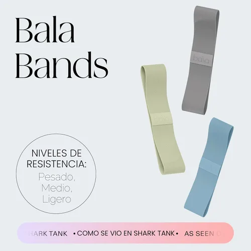 Miniatura 2 de Bala Bands Resistance Bands for Women & Men - Fabric Exercise Bands for Working Out - Wrist, Ankle, Legs & Booty Bands - Workout Resistance Bands