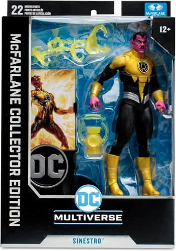 Miniatura 11 de McFarlane Collector Edition #6 - DC Multiverse - Sinestro (Sinestro Corps Wars) Figura de 7 pulgadas (el estilo puede variar)