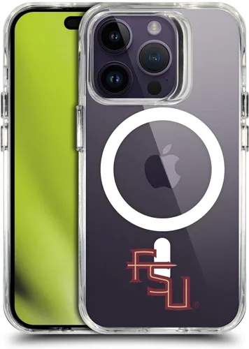 Miniatura 284 de Head Case Designs Funda de gel suave FSU Seminoles de la Universidad Estatal de Florida con licencia oficial compatible con Apple iPhone 13 Pro Max