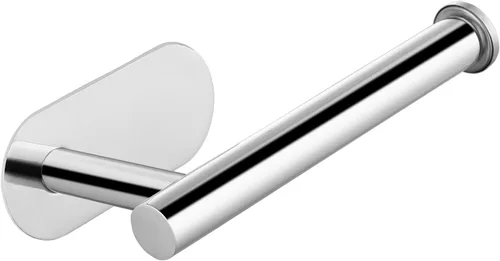 Miniatura 8 de Soporte autoadhesivo de acero inoxidable para papel higiénico, sin taladrar, adecuado para baño, cocina, RV (níquel cepillado)