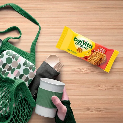 Miniatura 11 de belVita Galletas de barras de desayuno, naranja arándano, 8 paquetes (4 galletas por paquete)
