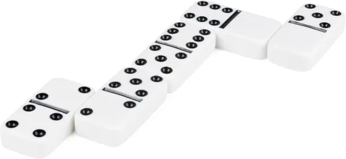 Miniatura 8 de Spin Master Games, Cardinal Legacy Deluxe Double 6 Dominoes, juego de mesa clásico juego de 28 dominó en estuche de madera forrado, para niños