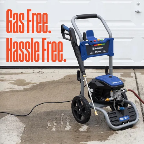 Miniatura 8 de Westinghouse WPX3400e Lavadora a presión eléctrica, 3400 PSI máximo y 2.0 GPM máximo, motor sin escobillas, tanque de jabón a bordo, pistola