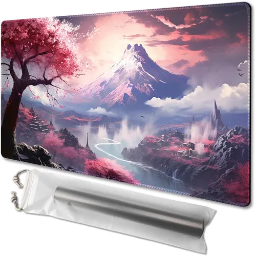 Miniatura 8 de MTG - Tapete de juego tamaño 24 x 14 pulgadas, bolsas de almacenamiento gratuitas, respaldo antideslizante, impresión, ideal para entusiastas
