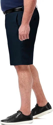 Miniatura 3 de Haggar Men's Cool 18 Pro Straight Fit Flat Front 4-Way Stretch Expandable Waist Short-Big & Tall Sizes