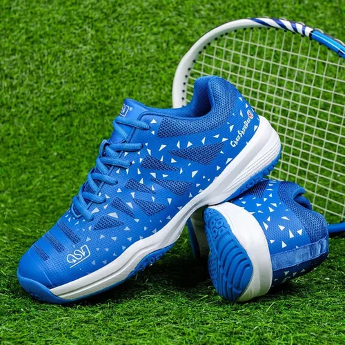 Miniatura 3 de Jakcuz Zapatos de tenis de bádminton para hombres y mujeres, zapatos de raqueta, tenis de voleibol para entrenamiento de cancha en interiores