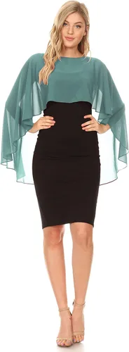 Miniatura 5 de Sakkas Anya - Capa de gasa suave para mujer, para boda, dama de honor, novia, bolero