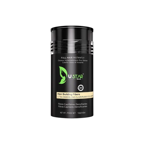 Miniatura 12 de Ustar Fibras de construcción del cabello para adelgazar el cabello, 0.47 onzas, color caoba oculta la pérdida de cabello al instante, más grueso