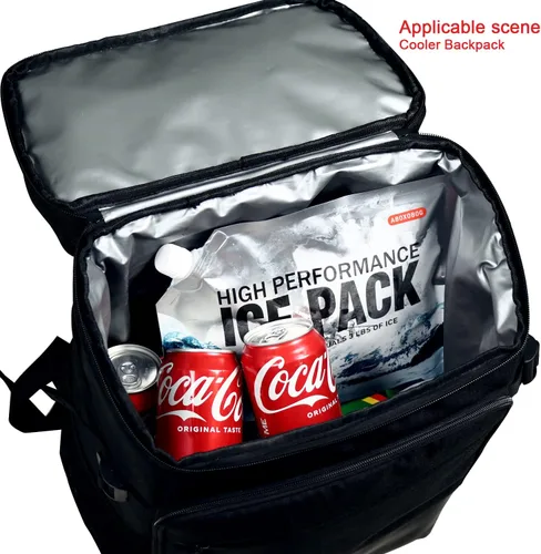Miniatura 6 de Bolsas de hielo reutilizables para enfriadores, paquetes de congelador de gel de larga duración para bolsas más frías, lonchera, bolsa enfriadora