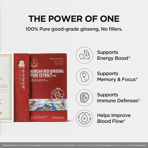 Miniatura 3 de JUNG KWAN JANG Extracto puro de ginseng rojo coreano cortado Ginseng rojo, ginseng coreano, extracto de ginseng Suplemento de refuerzo