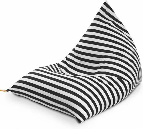 Miniatura 6 de Jaxx Twist - Puf para exteriores, diseño de rayas negras y blancas