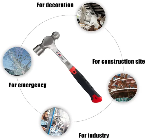 Miniatura 7 de YIYITOOLS YY-7-002 Antivibe Ball Pein Hammer - 32oz