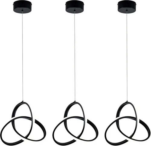 Miniatura 12 de MAYNA Lámpara Colgante LED en Espiral, Candelabro LED Moderno de 18W, 4000K Lámpara Colgante de Altura Ajustable para Cocina, Sala de Estar