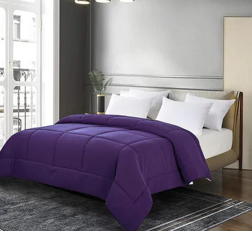 Miniatura 9 de Blue Ridge Home Fashions - Edredón sintético de microfibra para todas las estaciones, relleno de poliéster hipoalergénico, gemelo Chocolate/Khahi