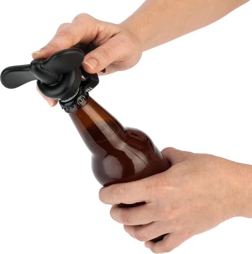 Miniatura 4 de Abrelatas de seguridad ambidiestro 3 en 1 de borde suave y abrebotellas