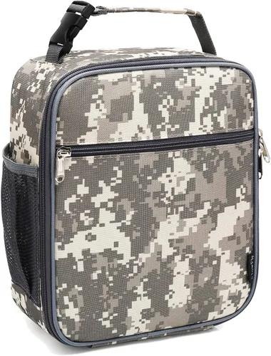 Miniatura 39 de FlowFly Lonchera para niños, bolsa suave aislada, mini hielera para el regreso a clases, kit de bolsa térmica para comidas, para niñas, niños, robot