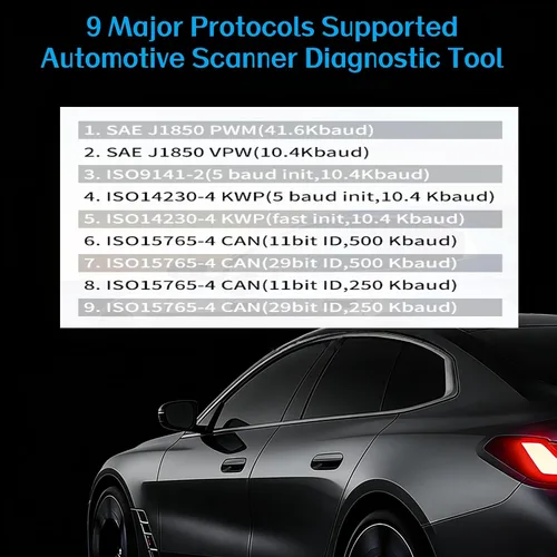 Miniatura 9 de Escáner inalámbrico Bluetooth OBD2, lector de código automático con reinicio de luz del motor de verificación, datos en vivo y preparación I/M