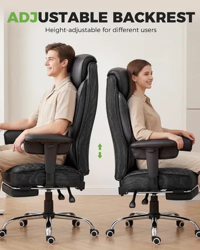 Miniatura 7 de GTPLAYER Gaming Chair with Foot Rest & Pocket Spring Cushion, Breathable Fabric for Home Office Desk, Ergonomic High Back Computer Chair with