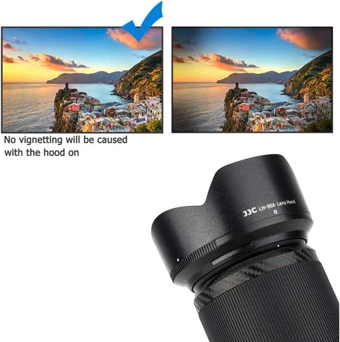 Miniatura 7 de JJC Parasol de metal atornillado para Nikon NIKKOR Z 1.575 in f/2 y lente NIKKOR Z 1.102 in f/2.8 en Nikon Z30 Z50 Z fc Z6 Z7, compatible con filtro