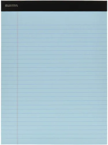 Miniatura 5 de Mintra Office - Blocs de notas tamaño legal, ((Versión básica 6pk - (Versión en colores pastel #2), 8.5 x 11 pulgadas, renglones anchos)) Pastel v2