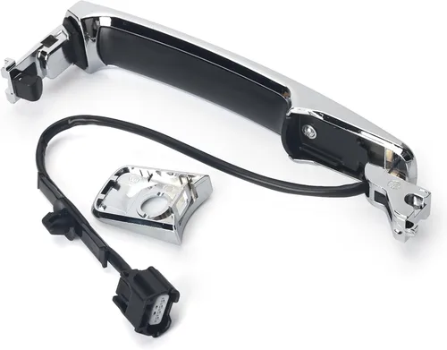 Miniatura 5 de Manija de puerta exterior cromada delantera izquierda lado del conductor, con sensor y sistema de entrada inteligente sin llave compatible