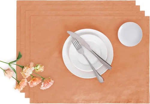 Miniatura 53 de Paños de cocina de lino de Linen World 14 x 28 pulgadas, juego de 6 paños de cocina y té decorativos, paños de cocina de lino europeo lavados