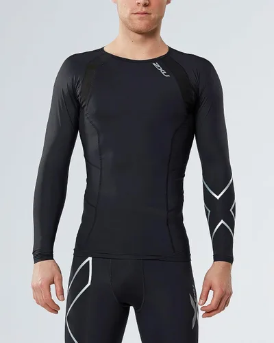 Miniatura 2 de 2XU - Camiseta de compresión de manga larga para hombre