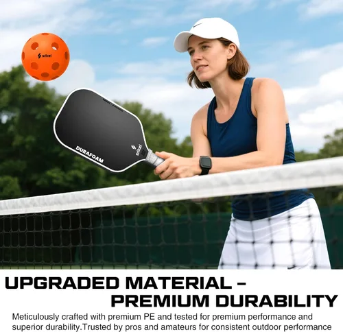 Miniatura 5 de Bolas de Pickleball Srikel para Exteriores - Bolas de Pickleball Aprobadas por USAPA, Diseño Roto-Moldeado Sin Costuras para Durabilidad, 4 Paquetes