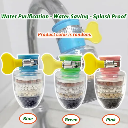Miniatura 6 de 3 piezas de filtro de agua para grifo, filtros de cartucho de carbón activado de 6 capas, reemplazos de filtro de agua para grifo para fregadero