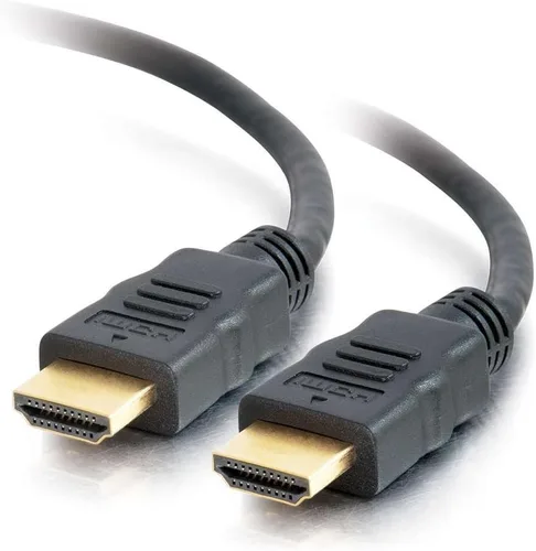 Cable HDMI trenzado – Listo para HDMI HD – Alta velocidad – Conectores chapados en oro – Canal de retorno Ethernet/Audio – Video 1080p, 3D – PS3 PS4