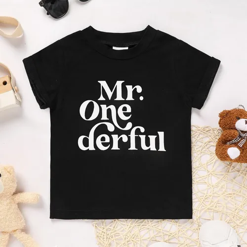 Miniatura 2 de GRNSHTS Camiseta de primer cumpleaños para bebés niños de un año, camiseta de primer cumpleaños