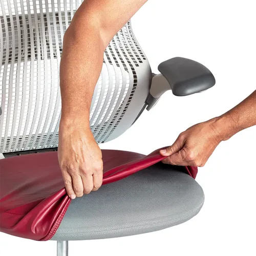 Miniatura 9 de Fundas de asiento para silla de escritorio de oficina, resistentes al agua, lavables, sin arrugas, transpirables, elásticas, suaves y antipolvo