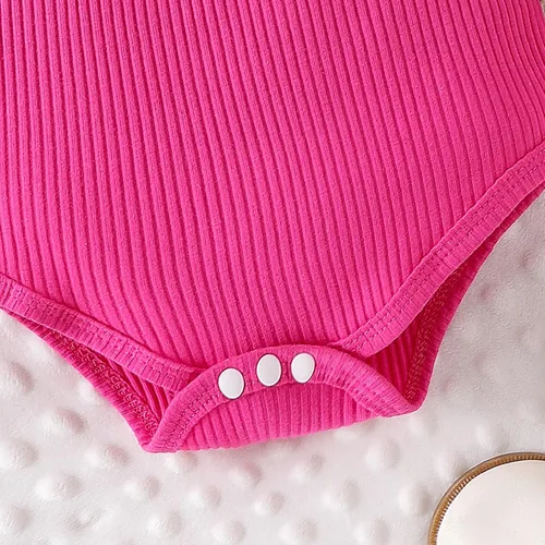 Miniatura 14 de Conjunto de ropa de bebé niña para bebé, mameluco de encaje blanco de manga larga + pantalones de mezclilla